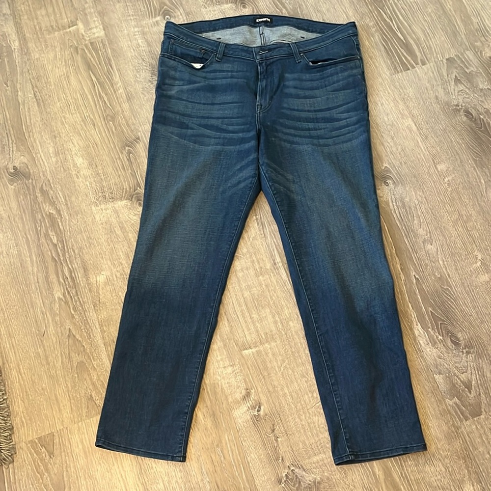 Express Men’s Straight Fit Stretch Jeans, 38x32